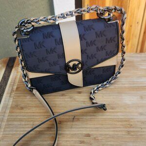 Michael Kors Greenwich Small Color-Block Crossbody Bag